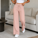 (Compre 1 e Leve 2) Calça Pantalona Mari em Malha de Seda Gelo e Poliéster